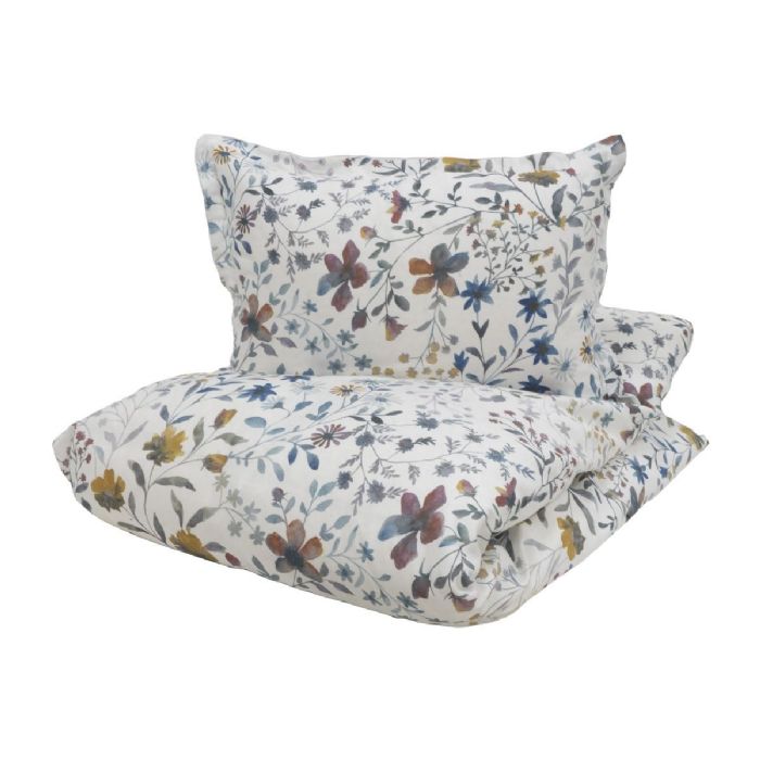 Turiform Sengetøj 140x220 Tilde Multi 100 Bomuldssatin Sengesæt Blomstret Sengetøj